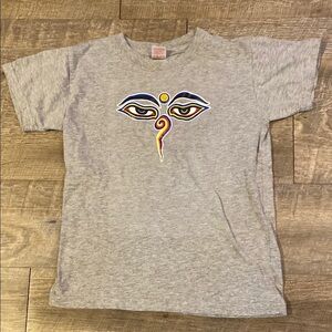 Gray Graphic Kids T-Shirt